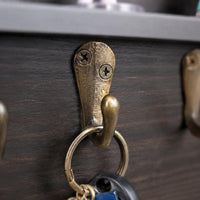 Wall Mounted Key Holder Space Saving Household Storage Decorative for Hallway