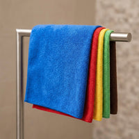 Highly Absorbent Microfibre Cloth, Large Cleaning Cloths for Home and Car, Washable and Quick-Dry Microfibre Cloth 40x40cm, Sturdy Absorbent Cloth