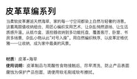 天然草编收纳盒桌面家用玄关客厅法式高级轻奢皮革纸巾盒