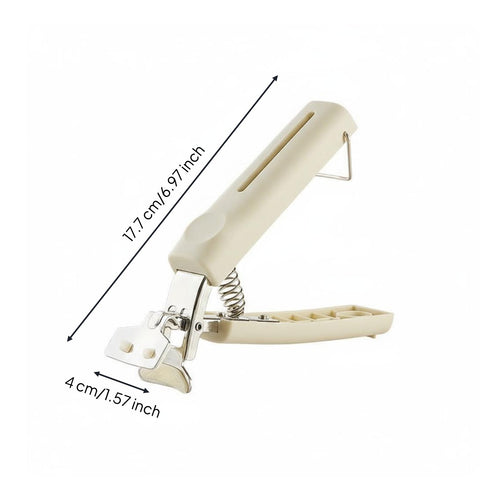 Anti-Scald Bowl Clip Ergonomic Handle Anti-Scald Dish Clip Strong Load-Bearing Hot Plates Retriever for Microwaving, Roasting