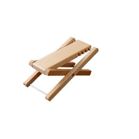 Foldable Wooden Guitar Footstool for Musicians
