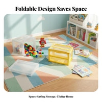 Collapsible Crate Foldable Design Folding Utility Crate Stackable for Car Owners