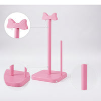Paper Towel Holder Freestanding Paper Towel Holder with Bow Top Wooden