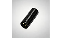 Impedance Matching 3-Contact DMX512 End Plug Electrical Reflection Reduction 3-Contact XLR End Plug Gold Pins XLR Termination Plug Metal Housing
