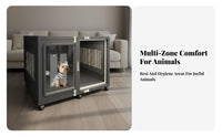 Clear Dog Enclosure Luxury Villa Design Clear Panel Dog House Transparent View Easy to Clean