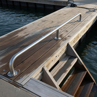 Stainless Steel Boat Handrail Yacht Guardrail Aquatic Grab Bar Anti-Rust Boat Grab Handle Sturdy Duty