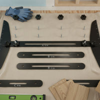 Curved Plates Slotted Stair Layout Gauge Stair Step Gauge