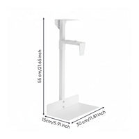 Hanging Computer Case Holder Space Saving Under Desk Mount Easy Installation Adjustable Computer PC Enclosure Bracket for PC Setup