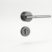 Bedroom Door Lock Round Trim Interior Door Lock Resistant