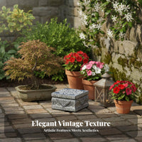 Imitation Stone pillar Indoor & Outdoor Use Ornate Display Pedestal Sturdy Base