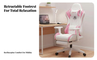 Racing design Gaming Chair Reclinable spine supportrest rotate Seat Adjustable Recline Office Furniture for players, Students, Internet Cafe, Game Room, Bedroom