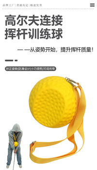 Golf Swing Trainer for Maintaining Perfect Arm Triangle