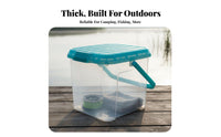 Fishing Tackle Storage Bucket Thickened Material Sit-on Fishing Pail Outdoor Equipment for Anglers, Fishermen, Car Washing, Camping