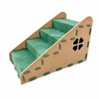 4-Step Pet Stairs Removable Dog Steps Washable for Bedside