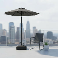 Fillable Umbrella Base Rectangular Plastic Umbrella Base Raised Socket