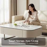 Light Luxury Design Sculptural Low Table Creamy Aesthetic Bean-Shaped Accent Table Modern aesthetic Living Room Furniture space-saving for Apartment Dwellers, Homeowners, Interior Designers, Small Spaces, Lounge Area, Bedroom, Office