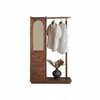 Garment Rack with Drawers Floor-Standing stand-alsinglestanding Closet with Drawers