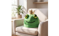 Frog Hat with Crown Elastic Frog Hat Cute Headwear for Partygoers, Halloween, Stage Performances