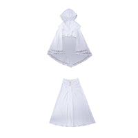 Queen Cosplay Outfit with Skirt Dress Cosplay Costume Wraptheatrical Performance Costume for Stage Performances