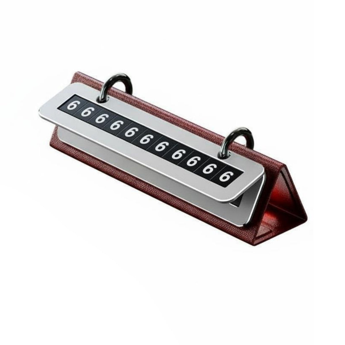 Temporary Parking Phone Number Plate Compact Design Temporary Parking Number Plate High Temperature Resistant Automotive Accessory