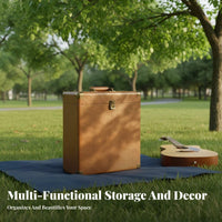 LP Album Carrying Case Large Capacity LP Album Carrying Case Soft Lining