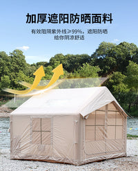Inflatable Ridge Tent for Camping, 7.5 sqm, Quick Setup