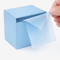 105 Sheets Transparent Sticky Note Roll Pearlescent Finish Gradient Sticky Note Roll See-Through Memo Pad for Students, Kids, Learning, Journaling