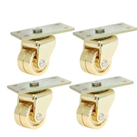 4 Pieces Music Instrument Hardware Dual Wheel Piano Caster Replacement