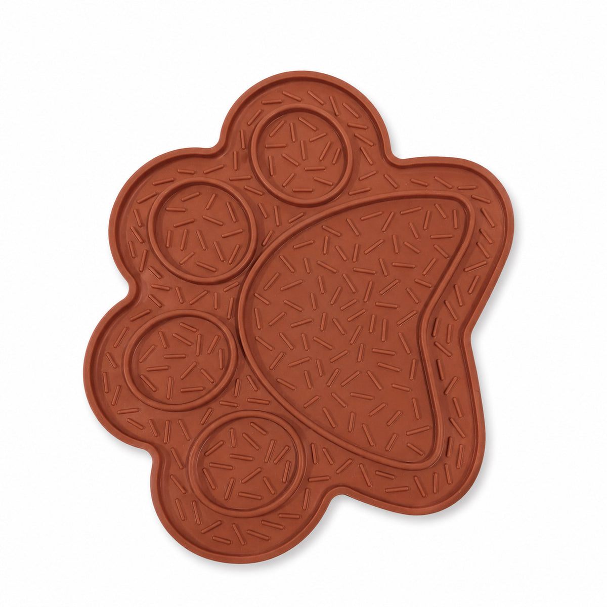 Brown Paw Print Lick