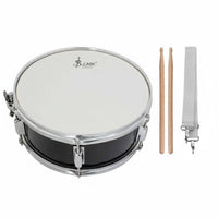 School Band 14 Inch Snare Drum Included Drumsticks Marching Snare Drum Sharp Sound Percussion Instrument Chrome Finish for Stage Performance