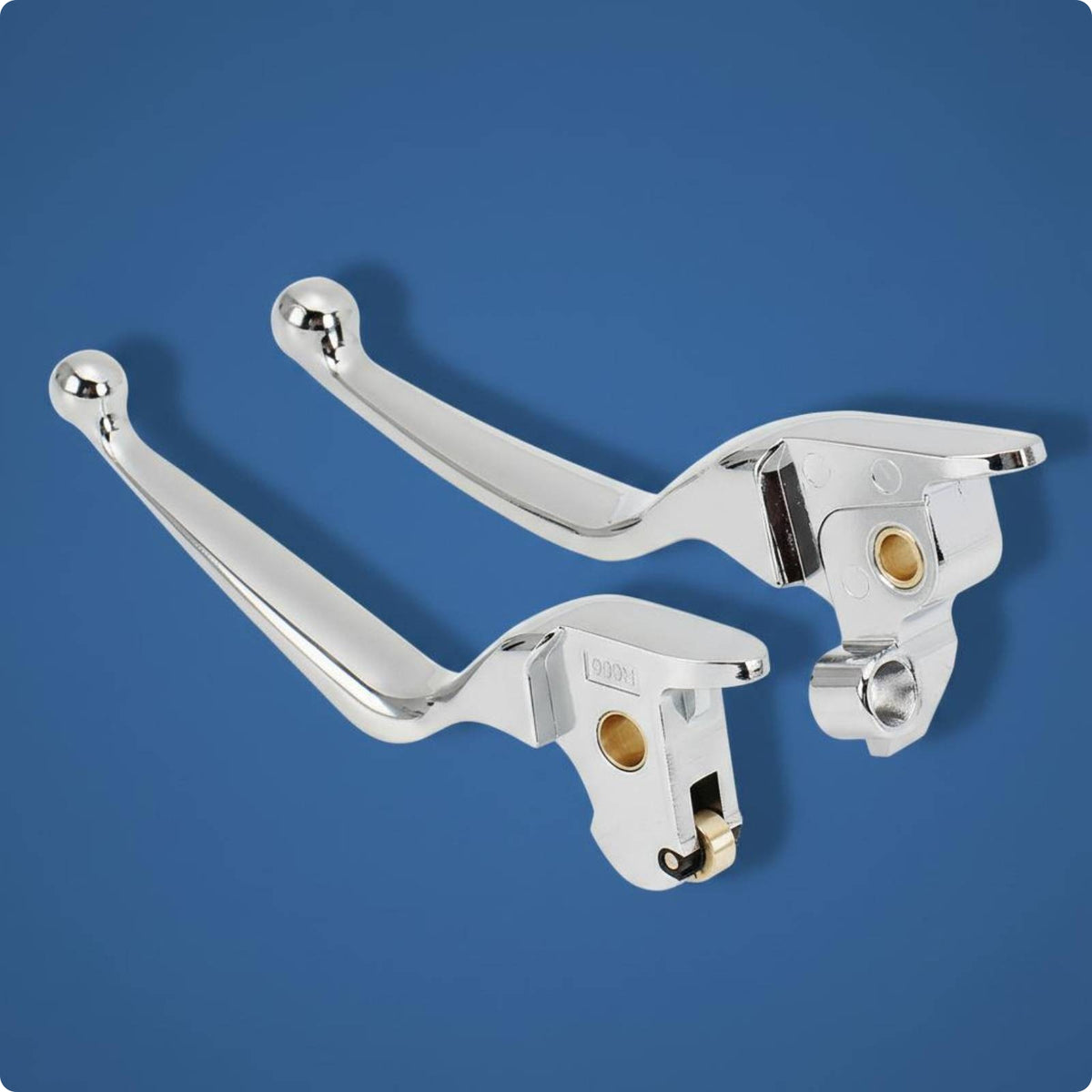 Hydraulic Clutch Brake Lever Pair Curved Hydraulic Clutch Lever Chrome Plated