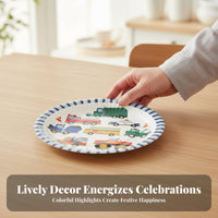 Construction Vehicle Party Tableware Set Plates Cups, Kids Event