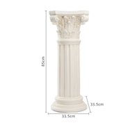 Roman Column Pedestal Architectural Classical Pedestal Decorative Roman Column for Patio, Courtyard, Balcony