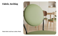 Round Back Chair Designer Design Indoor Furniture Minimalist Design for Showroom