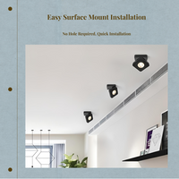360° adjustable COB LED spotlight