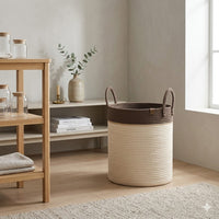 Extra Large Cotton Rope Woven Storage Basket