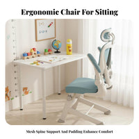Adjustable Ergonomic Student Chair Saddle-Shaped pad Office Furniture