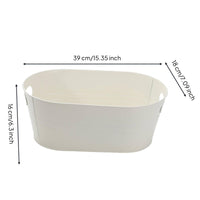 Oval Metal Ice Bucket Keeps Drinks Cold Metal Ice Bucket Rust Resistant Oval Beverage Chiller for Bartenders, Event Planners, Parties, Outdoor