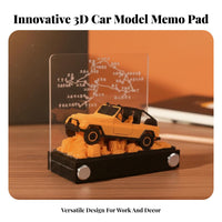 Unique Gift 3D Art Memo Pad Multi-Functional Tear-Away Paper Model Notepad Dust-Proof for Students, Professionals, Workspace, Home