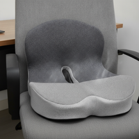 Memory Foam Seat Cushion and Backrest Combo for Office Chair Car Seat