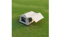 Spacious Inflatable Tent with Awning Waterproof Inflatable Tent Protection Large for Families, Campers, Camping, Outdoor