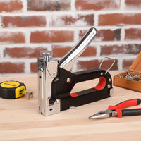 3 in 1 Staple Heavy Duty Manual Staple Portable Case for Cabinet Lining