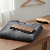 Cashmere Comb Ebony Wood Handle Manual Remover Comfortable Grip for Travel