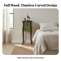 Square Table with Drawer and Shelf Statesideand aesthetic Design Bedside Cabinet with Drawers