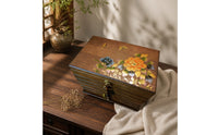 Wooden Jewelry Box with Drawers Traditional Jewelry Box with Drawers Vintage for Women, Collectors, Dresser, Vanity, Bedside Table