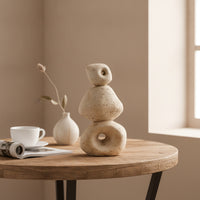 Abstract Sculpture Rustic Minimalism Resin Figurine Minimalist for Living Room