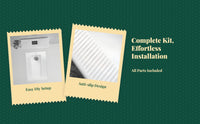 Odor-blocking cistern, easy install