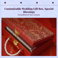 Large locking wedding money box for events