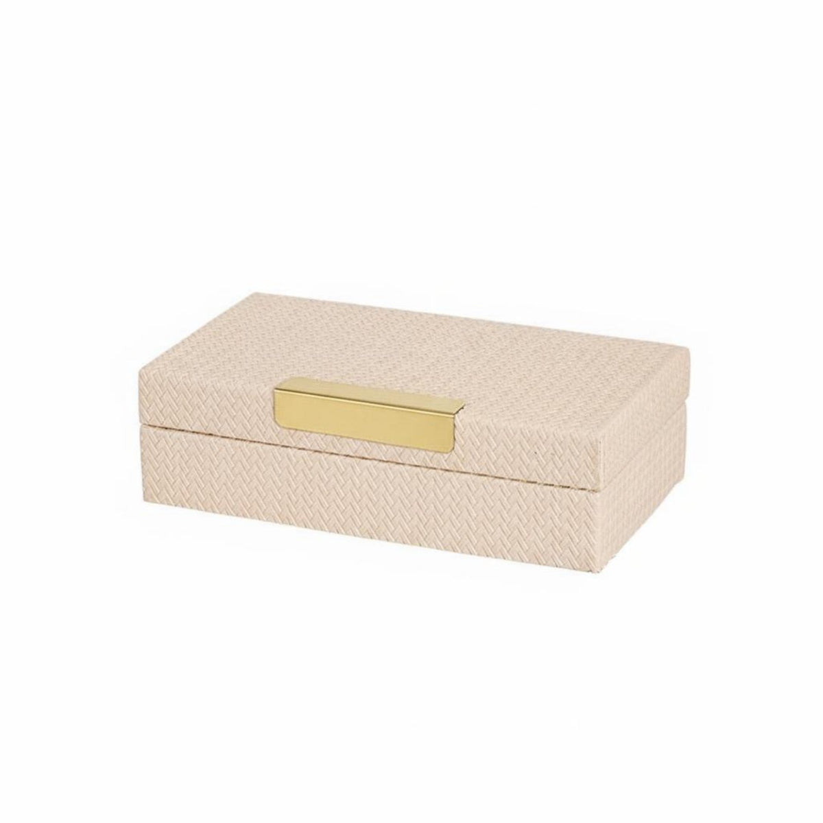 Faux Leather Jewelry Box Multi-Purpose Decorative Lidded Box for Dressing Table