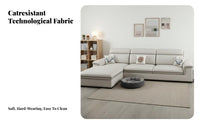 L-Shaped Sectional Sofa Nordic design Living Room Seating abrasion-resistantResistant Couch for Pet Owners, Apartment Dwellers, Small Spaces, Office